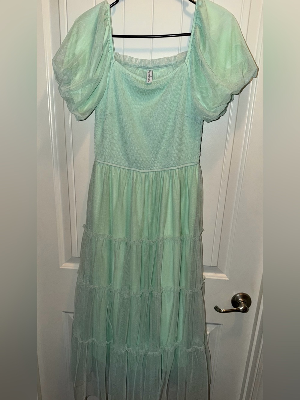 Womens Ruffle Dress S
